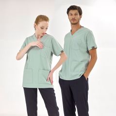 Mint Green Silva Lux Lycra Single Top
