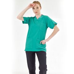 Surgery Green Silva Lux Lycra Single Top