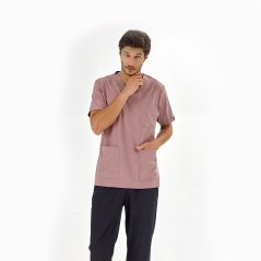 Dried Rose Silva Lux Lycra Single Top