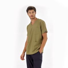 Khaki Silva Lux Lycra Single Top