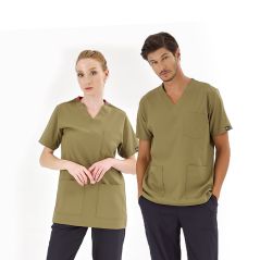 Khaki Silva Lux Lycra Single Top