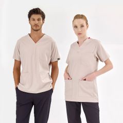 Cream Silva Lux Lycra Single Top