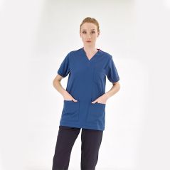 Petrol Blue Silva Lux Lycra Single Top