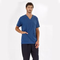 Petrol Blue Silva Lux Lycra Single Top