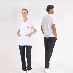 Üst Beyaz Alt Lacivert Silva Lüks Likra Takım