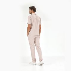 Cream Polo Lux Lycra Suit