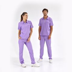 Lilac Polo Lux Lycra Suit