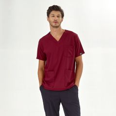 Burgundy Silva Lux Lycra Single Top