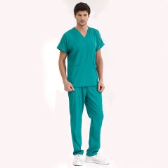 Surgery Green Lux Lycra Greys Suit