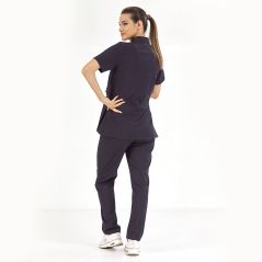 Navy Blue Pregnant Uniform (Lux Lycra)