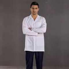 Men's Classic Collar Lab Coat (Alpaca Fabric)