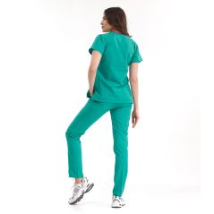 Surgery Green Lux Lycra Greys Suit