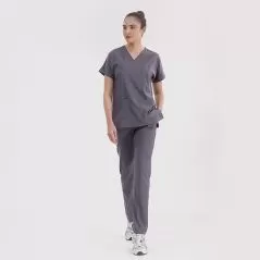 Kurşuni Gri Lüks Likralı Greys Takım