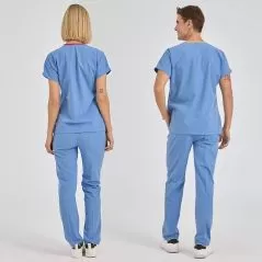 Parliament Blue Dr Greys Tericoton Suit (Thin Fabric)