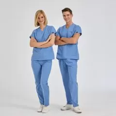 Parliament Blue Dr Greys Tericoton Suit (Thin Fabric)