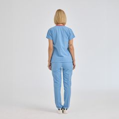 Açık Mavi Dr Greys Terikoton Takım (İnce Kumaş)