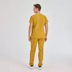 Mustard Dr Greys Tericoton Suit (Thin Fabric)