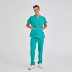 Benetton Green Dr Greys Tericoton Suit (Thin Fabric)