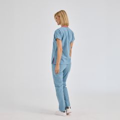 Smoke Gray Dr Greys Tericoton Suit (Thin Fabric)