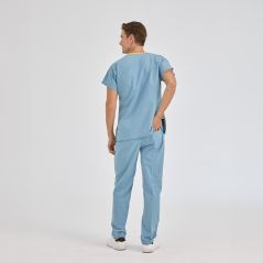 Smoke Gray Dr Greys Tericoton Suit (Thin Fabric)