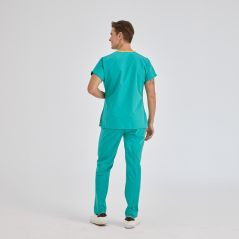 Benetton Yeşili Dr Greys Terikoton Takım (İnce Kumaş)