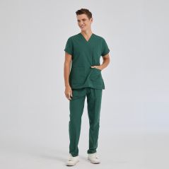 Hunter Green Dr Greys Tericoton Suit (Thin Fabric)