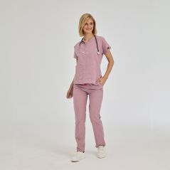 Gül Kurusu Dr Greys Terikoton Takım (İnce Kumaş)