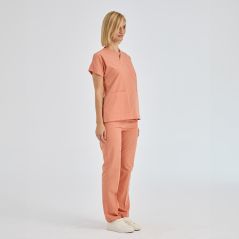 Salmon Dr Greys Tericoton Suit (Thin Fabric)