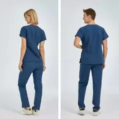 Petrol Blue Dr Greys Tericoton Suit (Thin Fabric)