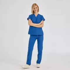 Sax Blue Dr Greys Tericoton Suit (Thin Fabric)