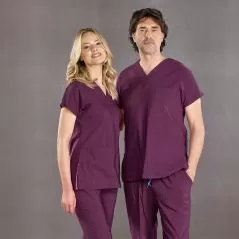 Plum Dr Greys Tericoton Suit (Thin Fabric)