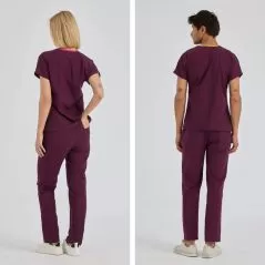 Plum Dr Greys Tericoton Suit (Thin Fabric)
