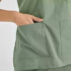 Mold Green Dr Greys Tericoton Suit (Thin Fabric)