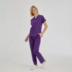 Special Purple Dr Greys Tericoton Suit (Thin Fabric)