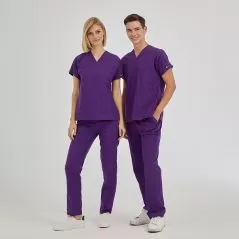 Special Purple Dr Greys Tericoton Suit (Thin Fabric)
