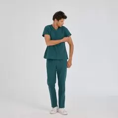 Petrol Green Dr Greys Tericoton Suit (Thin Fabric)