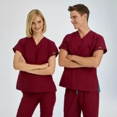 Burgundy Dr Greys Tericoton Suit (Thin Fabric)