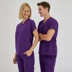 Special Purple Dr Greys Tericoton Suit (Thin Fabric)