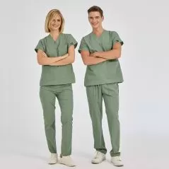 Mold Green Dr Greys Tericoton Suit (Thin Fabric)