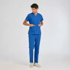 Sax Blue Dr Greys Tericoton Suit (Thin Fabric)