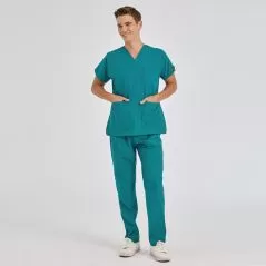 Light Petrol Green Dr Greys Tericoton Suit (Thin Fabric)