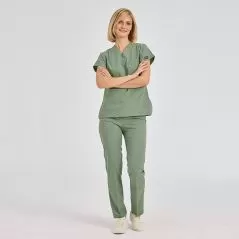 Mold Green Dr Greys Tericoton Suit (Thin Fabric)