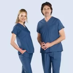 Petrol Blue Dr Greys Tericoton Suit (Thin Fabric)