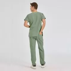 Mold Green Dr Greys Tericoton Suit (Thin Fabric)