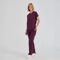 Plum Dr Greys Tericoton Suit (Thin Fabric)