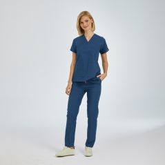 Petrol Blue Dr Greys Tericoton Suit (Thin Fabric)