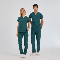 Petrol Green Dr Greys Tericoton Suit (Thin Fabric)