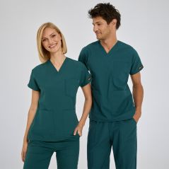 Petrol Green Dr Greys Tericoton Suit (Thin Fabric)