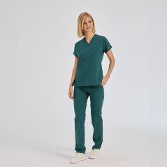 Petrol Green Dr Greys Tericoton Suit (Thin Fabric)