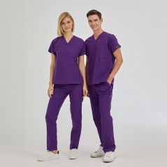 Special Purple Dr Greys Tericoton Suit (Thin Fabric)